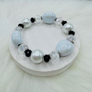 Colorful Beaded Glass Fashion Statement Stackable Bracelet Style 4